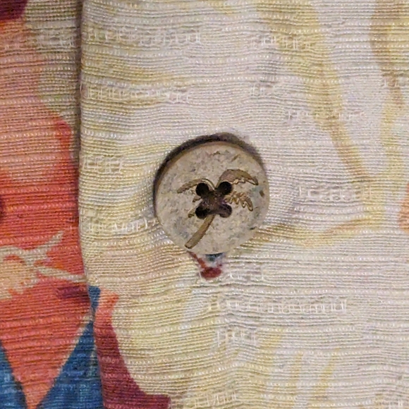 Mens Carribean Silk Xl Hawaiian Shirt - Picture 2 of 4